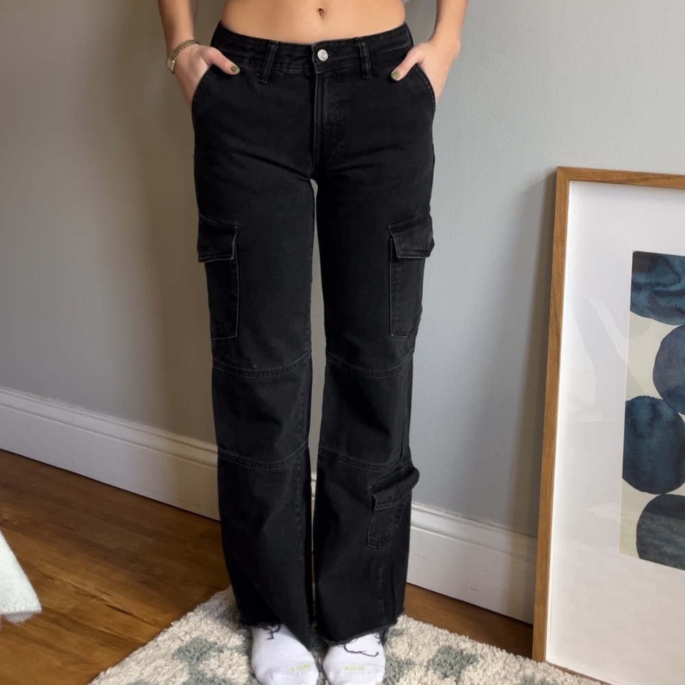 Low rose cargo pants